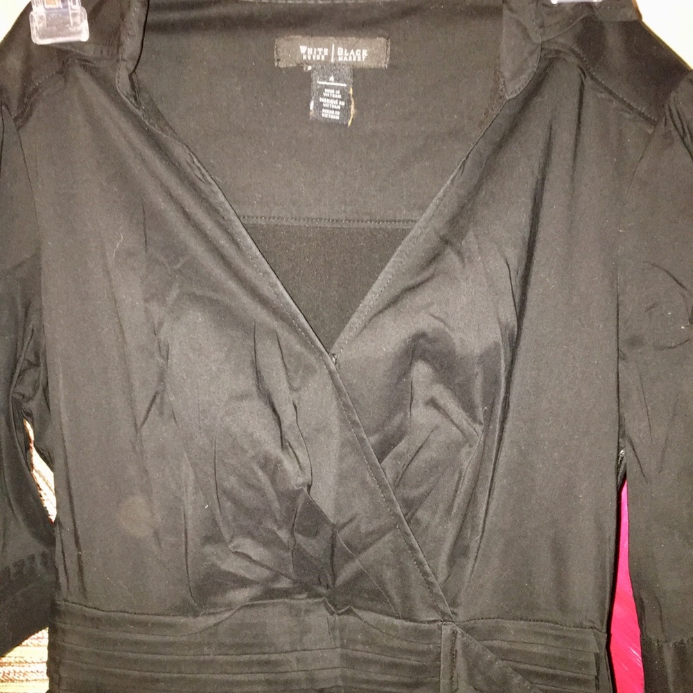 White house black market black dress size 4